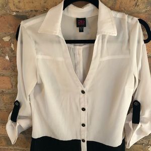 2B Bebe Tops - Black and White 2b Blouse! 2B Bebe Tops - Black and White 2b Blouse!